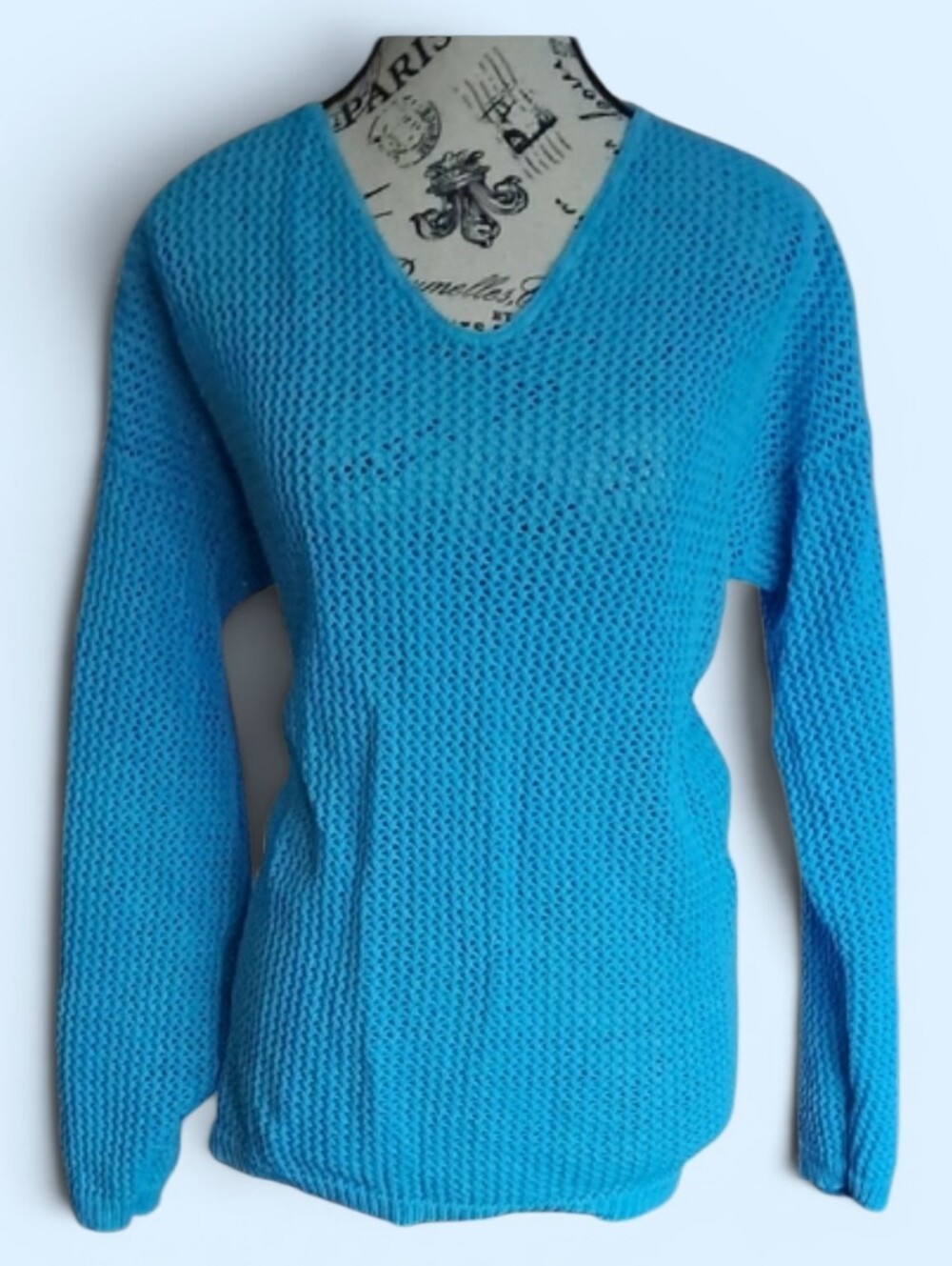 Vintage Blue Knit Sweater